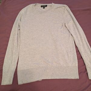 Banana Republic Light Gray Crewneck Sweater